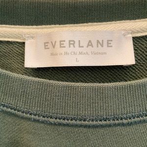 Everlane Green Sweatshirt